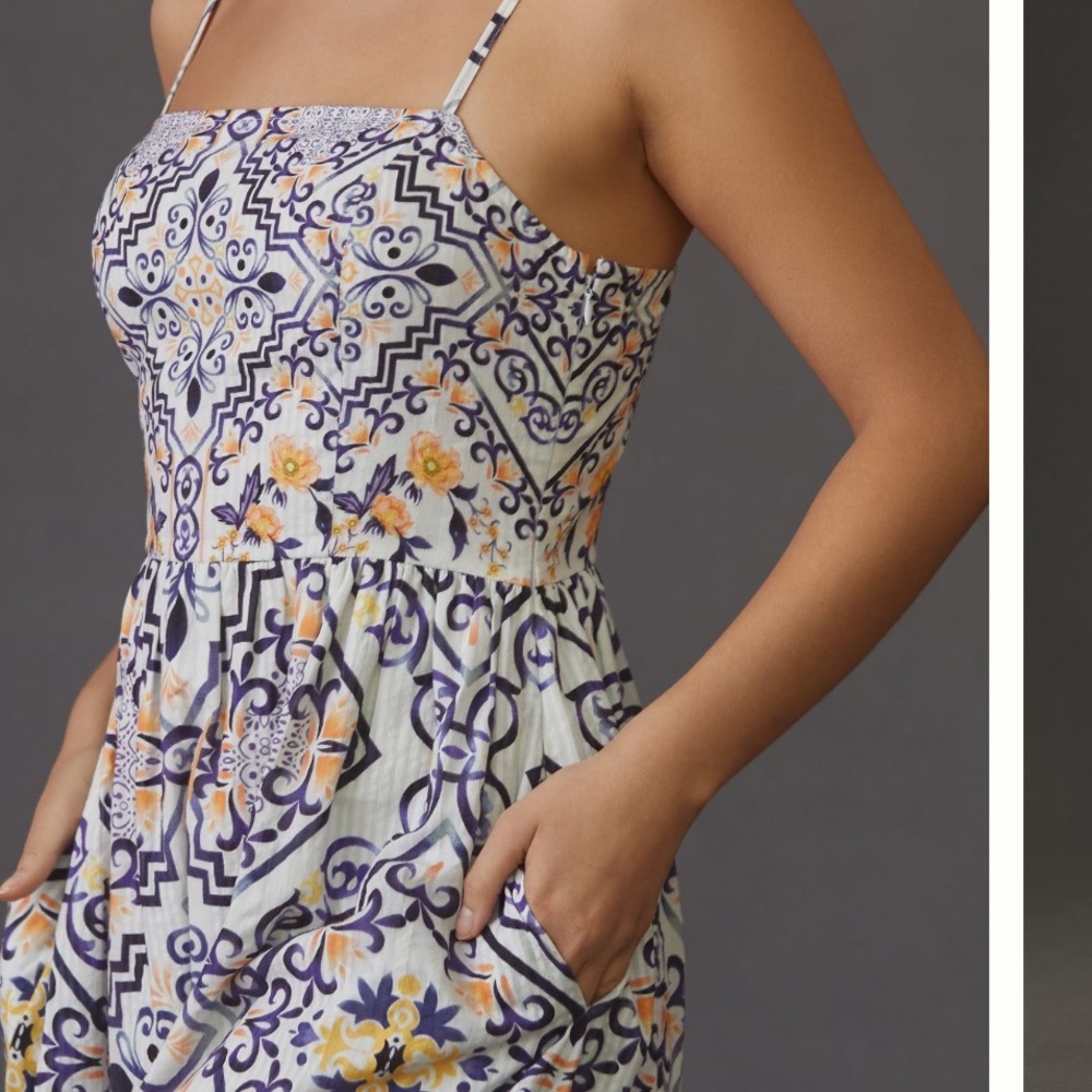 Anthropologie let me be boho midi dress - Picture 3 of 10